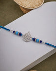 ROYAL GANESHA SILVER RAKHI