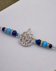 ROYAL GANESHA SILVER RAKHI