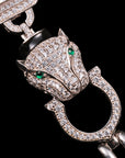 WHITE STONE PUMA BRACELET