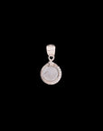 SILVER ROUND PENDANT