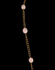 PURPLE TRENDY DROPS PARTY NECKLACE