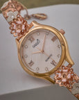ROSE BLOOM FLORAL WATCH