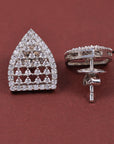 DIAMOND LATTICE DROP STUDS