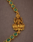 DIVINE LAKSHMI EMERALD NECKLACE