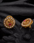 ROYAL PEACOCK RUBY STUDS