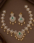 HERITAGE EMERALD AND PEARL NECKLACE SET