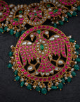 KUNDAN GANDABERUNDA NECKLACE