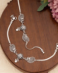 ETHNIC PEACOCK ANKLET