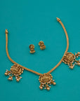 LAKSHMI LOTUS NECKLACE SET