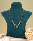 DUAL LAYER POLKI NECKLACE