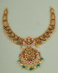 PEACOCK RAJAMALA HERITAGE NECKLACE