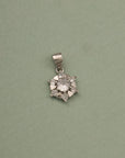 CLASSIC WHITE STONE PENDANT SET