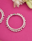 SILVER BEADS BABY ANKLETS