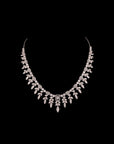 LEAFY NECKLACE WITH EARRINGS