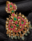 GULABI EMERALD JADAU PENDANT