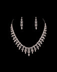 LEAFY NECKLACE WITH EARRINGS