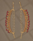 ROYAL RUBY PEARL BEAD MATTIL