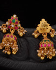 MAHARANI RUBY PEARL JHUMKAS