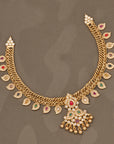 ROYAL MULTICOLOUR STONE NECKLACE SET