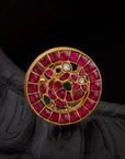 RAJWADA RUBY KUNDAN RING