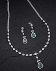 EMERALD GREEN NECKLACE SET