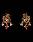 PEACOCK PEARL EARRINGS