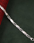 RHODIUM MEN'S BRACELET
