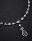 EMERALD GREEN NECKLACE SET