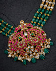KUNDAN PEACOCK HAAR