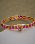 ROYAL RUBY CREST BANGLE
