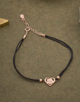 ROSE HEART CHARM BRACELET
