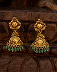 MAJESTIC EMERALD DROP JHUMKA
