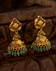 MAJESTIC EMERALD DROP JHUMKA