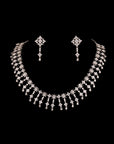 RHODIUM TOUCH ZIRCON NECKLACE