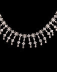 RHODIUM TOUCH ZIRCON NECKLACE