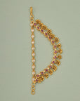 RUBY FLORAL GOLD POLISH MATIL