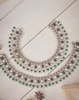EMERALD ROSE ANTIQUE ANKLET