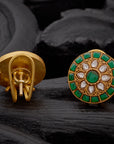 ROYAL ANTIQUE EMERALD STUDS