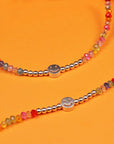 SMILEY SILVER ANKLETS