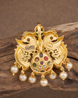 PEACOCK CREST PENDANT