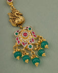EMERALD DROP MAYURA MAANG TIKA