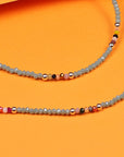 MULTICOLOR BEADS ANKLETS