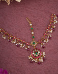 KUNDAN PEARL MAANG TIKKA