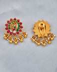 FLORAL KUNDAN STUDS
