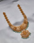 LAKSHMI HAAR WITH EMERALD DROPS