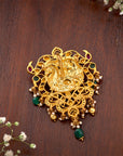 PEACOCK PENDANT WITH WHITE STONE