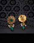 EMERALD POLKI DROPS