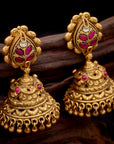 KUNDAN LEAF JHUMKA