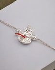 CLASSIC GANESHA SILVER RAKHI