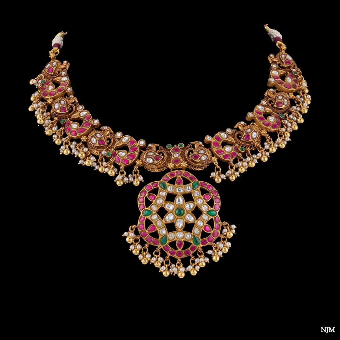 RAJASI RUBY KEMP NECKLACE